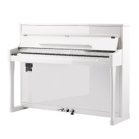 SPYKER 88-Keys Professional Musical Instruments HD-L116 White Polish Upright Digital Piano