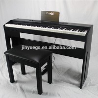 OEM black spray paint 88 key digital piano factory