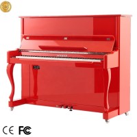 SPYKER 88 Key Digital Upright Red Pollish Piano HD-L123 for Household Teaching